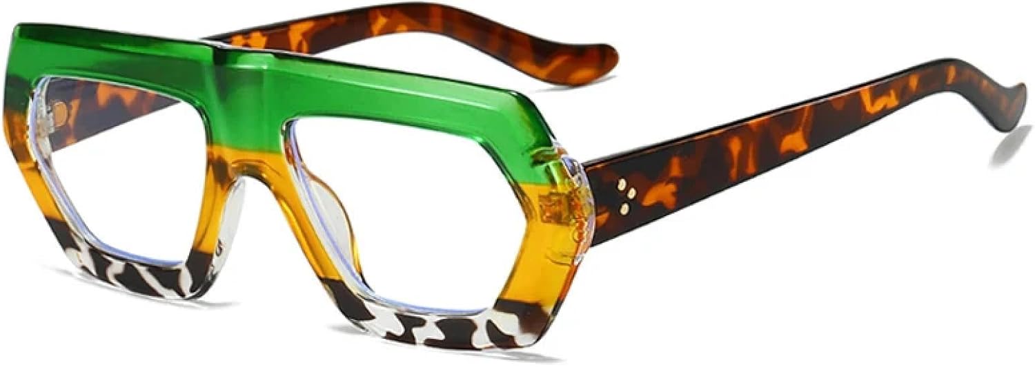 Женские солнцезащитные очки неправильной формы с градиентным линзовым покрытием UV400 в стиле ретро, мужские очки с прозрачными линзами в оправе HHZZYVY, Green Yellow Leopard
Женские солнцезащитные очки неправильной формы с градиентным линзовым покрытием UV400 в стиле ретро, мужские очки с прозрачными линзами в оправе HHZZYVY, Green Yellow Leopard