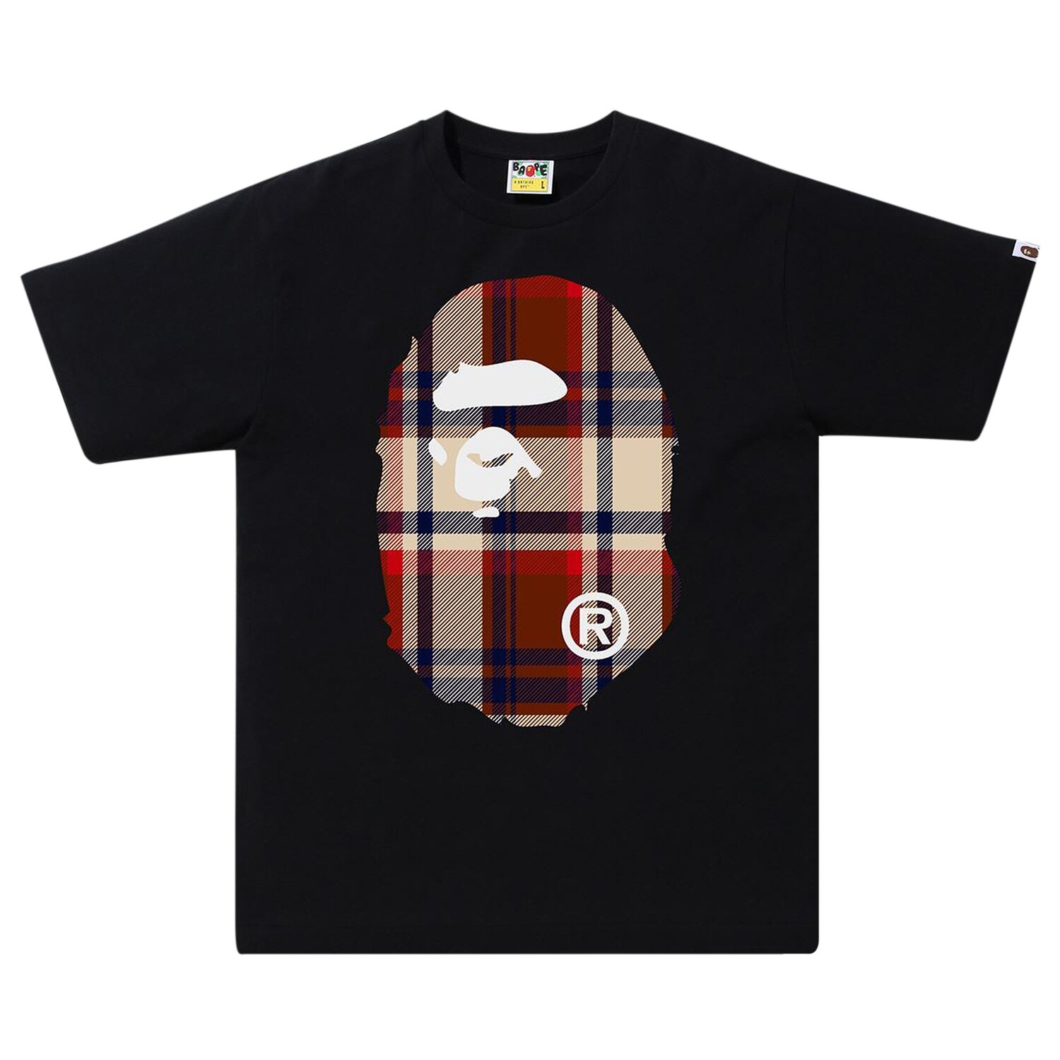 Футболка в клетку BAPE с изображением головы большой обезьяны, цвет черный/красный
Футболка в клетку BAPE с изображением головы большой обезьяны, цвет черный/красный