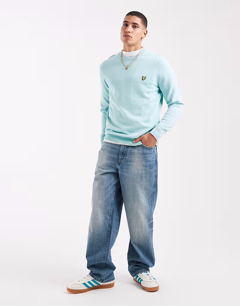 Хлопковый джемпер Lyle & Scott Mid с круглым вырезом в цвете x580 future blue
Хлопковый джемпер Lyle & Scott Mid с круглым вырезом в цвете x580 future blue