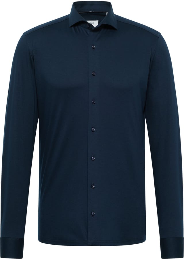 1863 by business рубашка облегающего кроя с длинными рукавами и воротником-стойкой Eterna, синий
1863 by business рубашка облегающего кроя с длинными рукавами и воротником-стойкой Eterna, синий