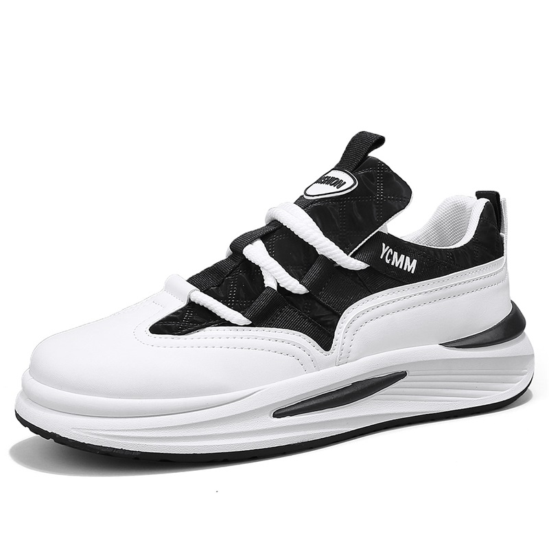 SHOUBA Мужские низкие кеды бело-черные, цвет White Black
SHOUBA Мужские низкие кеды бело-черные, цвет White Black