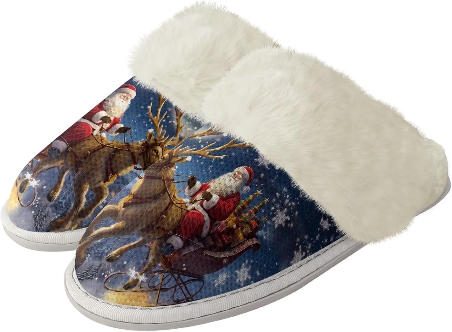 Рождественские дизайнерские хлопковые тапочки для женщин и мужчин с противоскользящей подошвой для дома и улицы, удобные домашние тапочки, пушистые тапочки Zhangruoheng, Santa Reindeer Print
Рождественские дизайнерские хлопковые тапочки для женщин и мужчин с противоскользящей подошвой для дома и улицы, удобные домашние тапочки, пушистые тапочки Zhangruoheng, Santa Reindeer Print