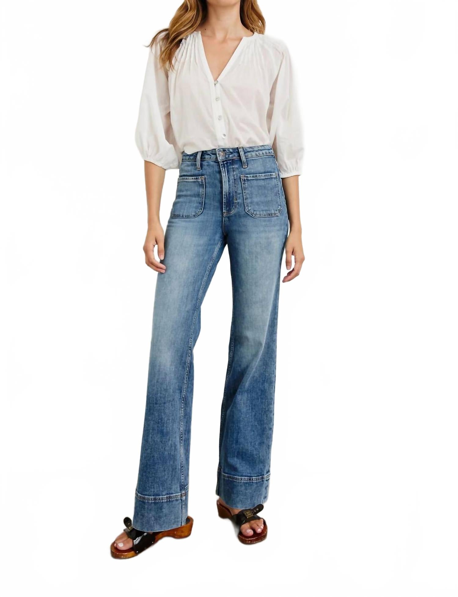 Аламитос расклешенные брюки в цвете Трейдвинд Rails, Tradewind
Аламитос расклешенные брюки в цвете Трейдвинд Rails, Tradewind