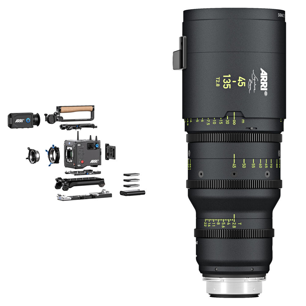 Базовый набор оператора ARRI ALEXA 35 с фирменным зумом 45-135 мм T2.8 (LPL, PL) 
Базовый набор оператора ARRI ALEXA 35 с фирменным зумом 45-135 мм T2.8 (LPL, PL)