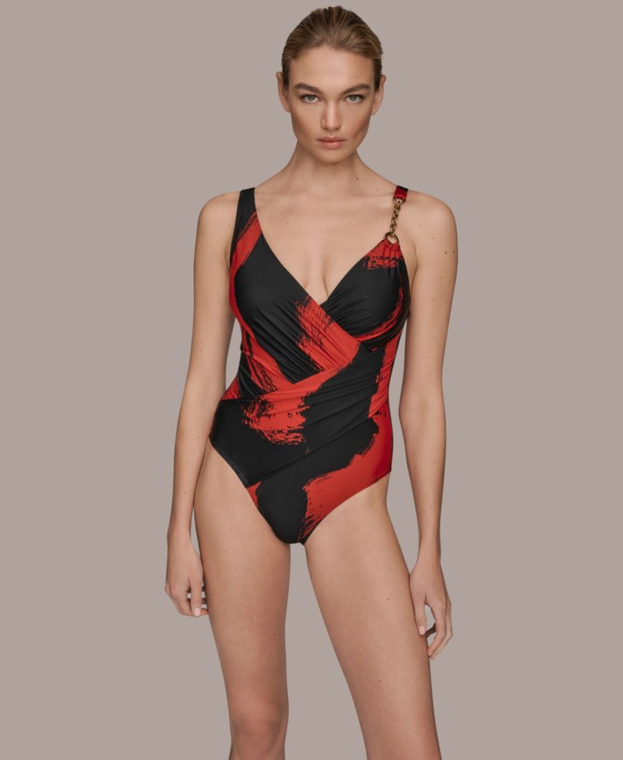Женский слитный купальник Donna Karan с запахом спереди Donna Karan New York, Black/Red Brush Stroke, Черный, Женский слитный купальник Donna Karan с запахом спереди Donna Karan New York, Black/Red Brush Stroke
Женский слитный купальник Donna Karan с запахом спереди Donna Karan New York, Black/Red Brush Stroke, Черный, Женский слитный купальник Donna Karan с запахом спереди Donna Karan New York, Black/Red Brush Stroke