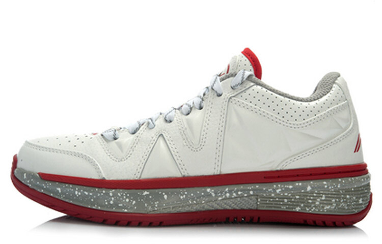 Баскетбольные кроссовки WOW 2 унисекс с низким верхом белые/красные Lining 
Баскетбольные кроссовки WOW 2 унисекс с низким верхом белые/красные Lining