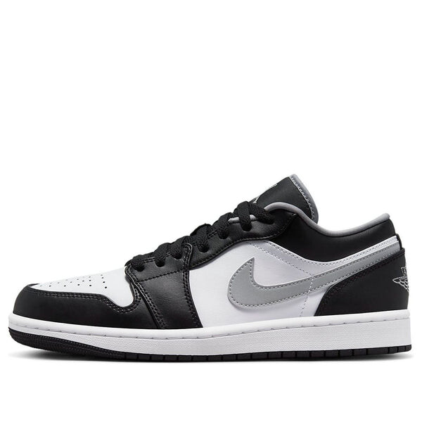 Кроссовки 1 low 'black white grey' Air Jordan, черный 
Кроссовки 1 low 'black white grey' Air Jordan, черный