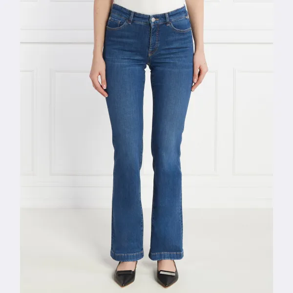 Расклешенные джинсы обычная талия Marc Cain, синий
Расклешенные джинсы обычная талия Marc Cain, синий