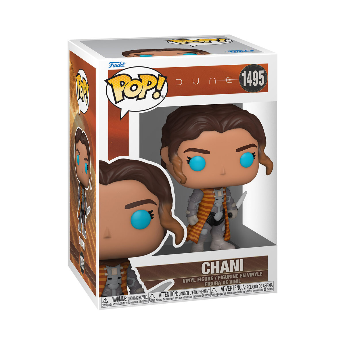 Funko POP! Фильмы, коллекционная фигурка, Дюна, Чани, 1495 г.
Funko POP! Фильмы, коллекционная фигурка, Дюна, Чани, 1495 г.