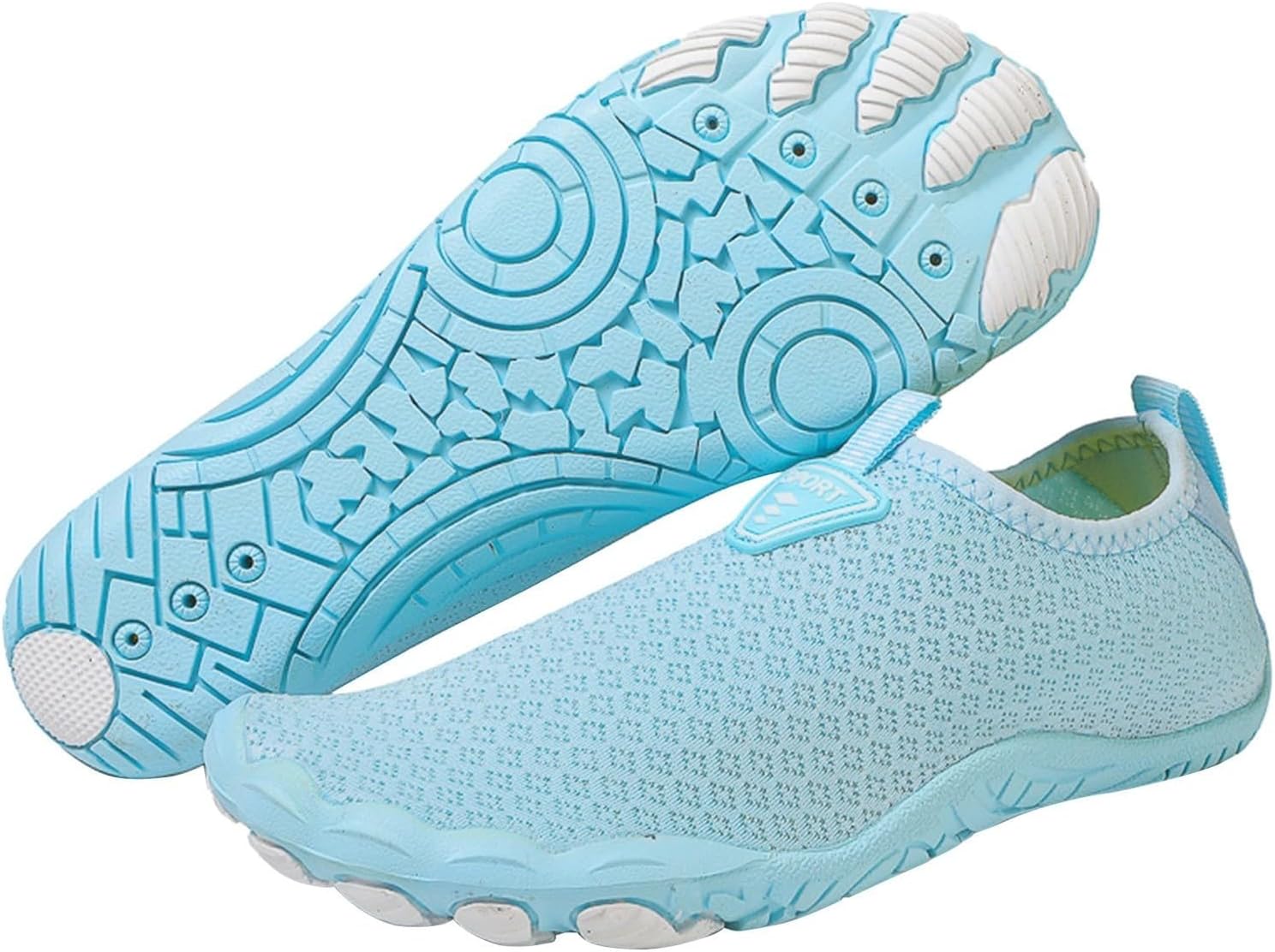 Кроссовки для походов для женщин и мужчин, быстросохнущие, с широкой носочной частью, дышащие, противоскользящие, водные кроссовки для пляжа, бассейна, плавания, серфинга, дайвинга и прогулок Baxtayel, небесно-голубой
Кроссовки для походов для женщин и мужчин, быстросохнущие, с широкой носочной частью, дышащие, противоскользящие, водные кроссовки для пляжа, бассейна, плавания, серфинга, дайвинга и прогулок Baxtayel, небесно-голубой