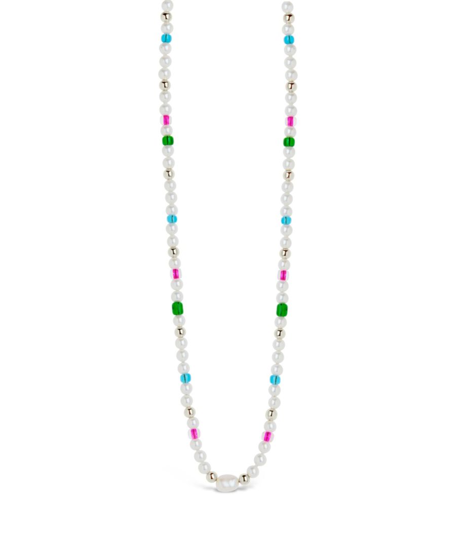 Колье из искусственного жемчуга золотистого или серебристого цвета с культивированным пресноводным жемчугом и стеклянными бусинами Sterling Forever, Silver
Колье из искусственного жемчуга золотистого или серебристого цвета с культивированным пресноводным жемчугом и стеклянными бусинами Sterling Forever, Silver