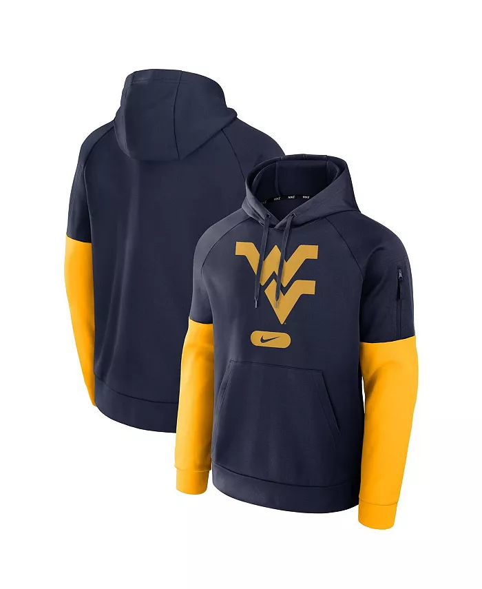 Мужская синяя толстовка с капюшоном West Virginia Mountaineers для тренировок Nike
Мужская синяя толстовка с капюшоном West Virginia Mountaineers для тренировок Nike