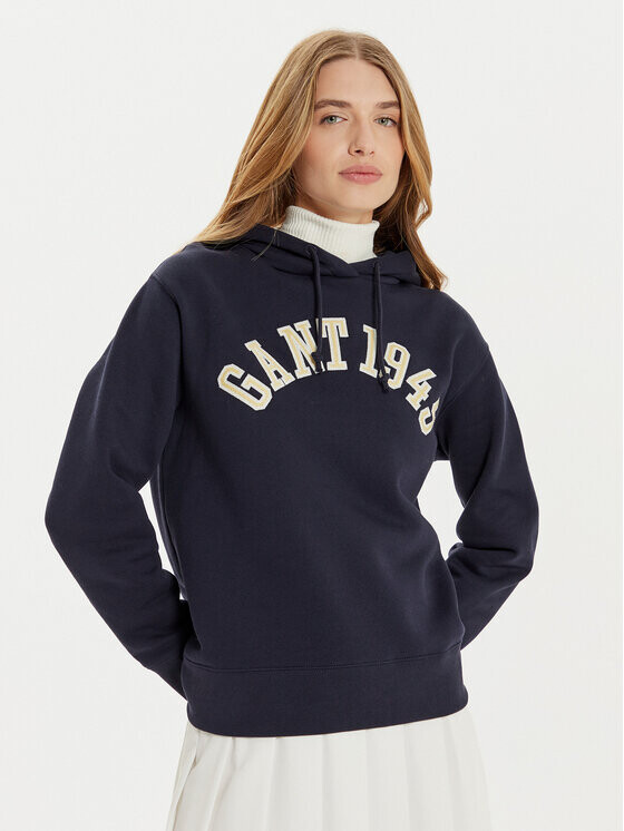 Толстовка свободного кроя Gant, синий
Толстовка свободного кроя Gant, синий
