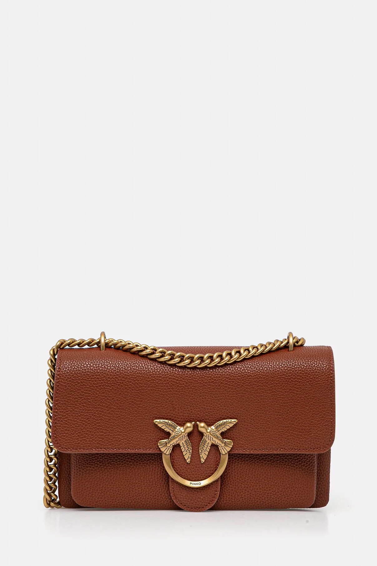 Сумочка из кожи Pinko, коричневый
Сумочка из кожи Pinko, коричневый