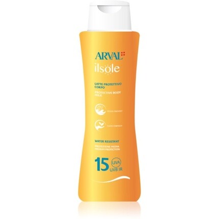Arval Sole Latte SPF15 200 мл Солнцезащитный крем для тела
Arval Sole Latte SPF15 200 мл Солнцезащитный крем для тела