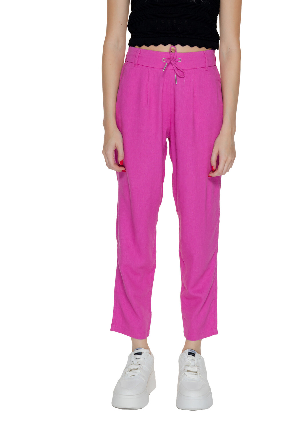 Брюки женские ONLY укороченные на кулиске, розовый
Брюки женские ONLY укороченные на кулиске, розовый