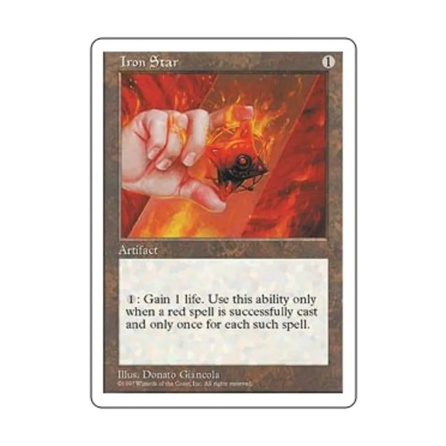 CCG Железная Звезда (U), MTG - 5th Edition
CCG Железная Звезда (U), MTG - 5th Edition