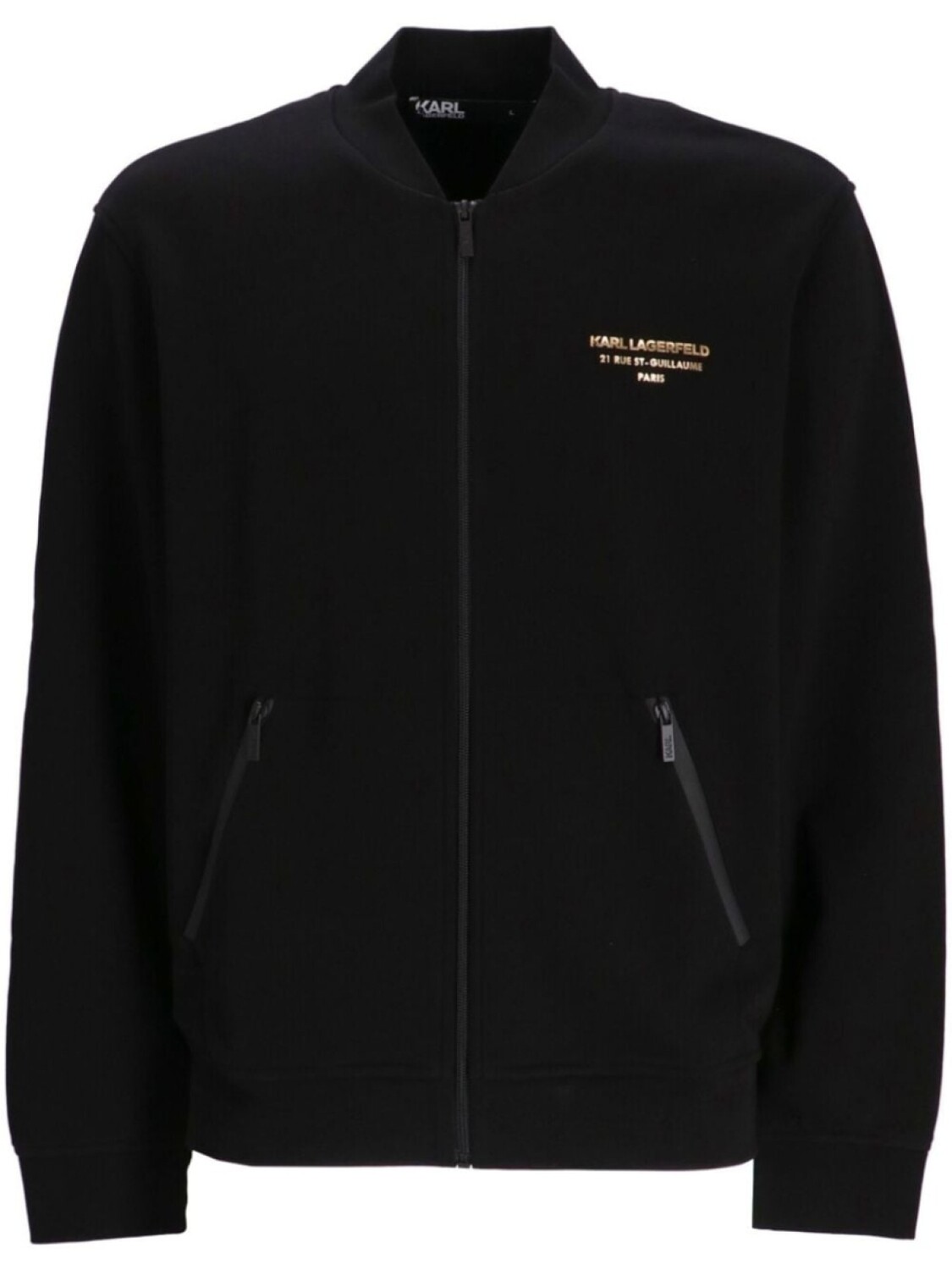 Karl Lagerfeld толстовка на молнии с логотипом, черный
Karl Lagerfeld толстовка на молнии с логотипом, черный