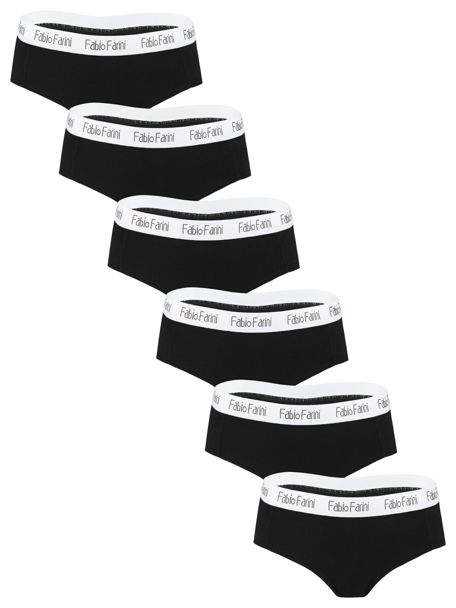 Трусики Fabio Farini Damen-Slips mit frecher weißer Spitze, черный
Трусики Fabio Farini Damen-Slips mit frecher weißer Spitze, черный