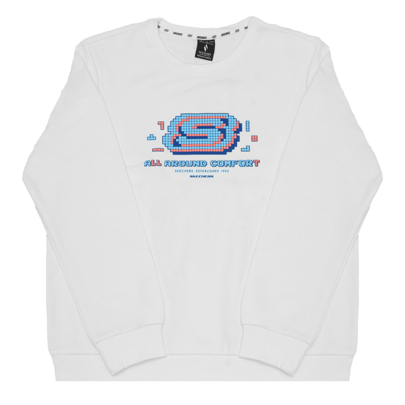 Skechers Толстовка унисекс, ярко-белые, с круглым вырезом, средней толщины
Skechers Толстовка унисекс, ярко-белые, с круглым вырезом, средней толщины