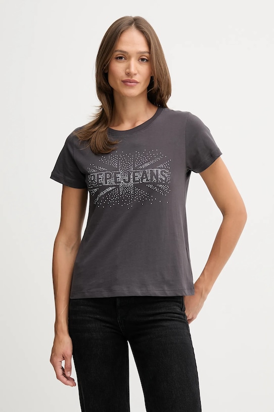 Хлопковая футболка Pepe Jeans, серый
Хлопковая футболка Pepe Jeans, серый