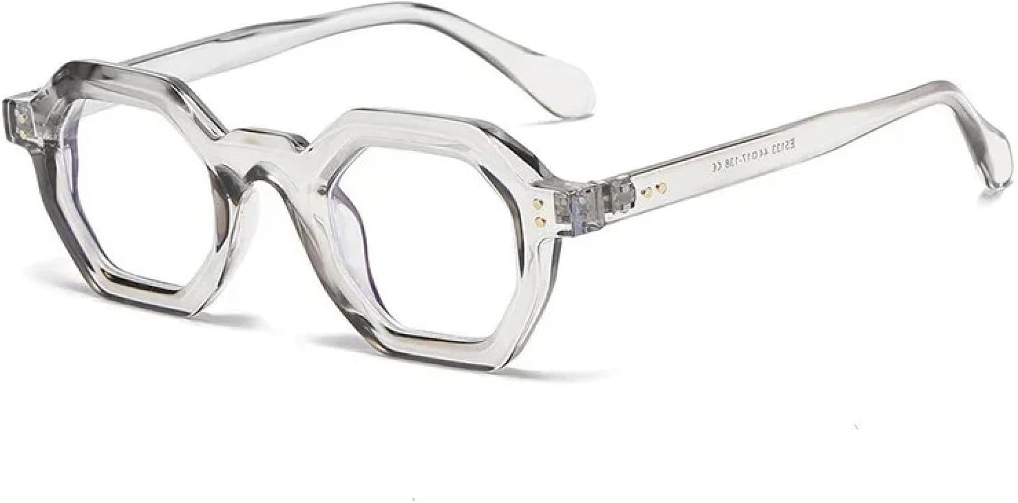 Ретро-солнцезащитные очки янтарного цвета с многоугольными линзами, маленькие, женские, с ретро-заклепками, мужские, модные, трендовые, для активного отдыха и спорта TVTBBVV, Grey Grey Clear
Ретро-солнцезащитные очки янтарного цвета с многоугольными линзами, маленькие, женские, с ретро-заклепками, мужские, модные, трендовые, для активного отдыха и спорта TVTBBVV, Grey Grey Clear