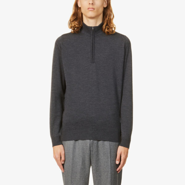 Шерстяной джемпер Tapton с высоким воротником John Smedley, цвет charcoal
Шерстяной джемпер Tapton с высоким воротником John Smedley, цвет charcoal