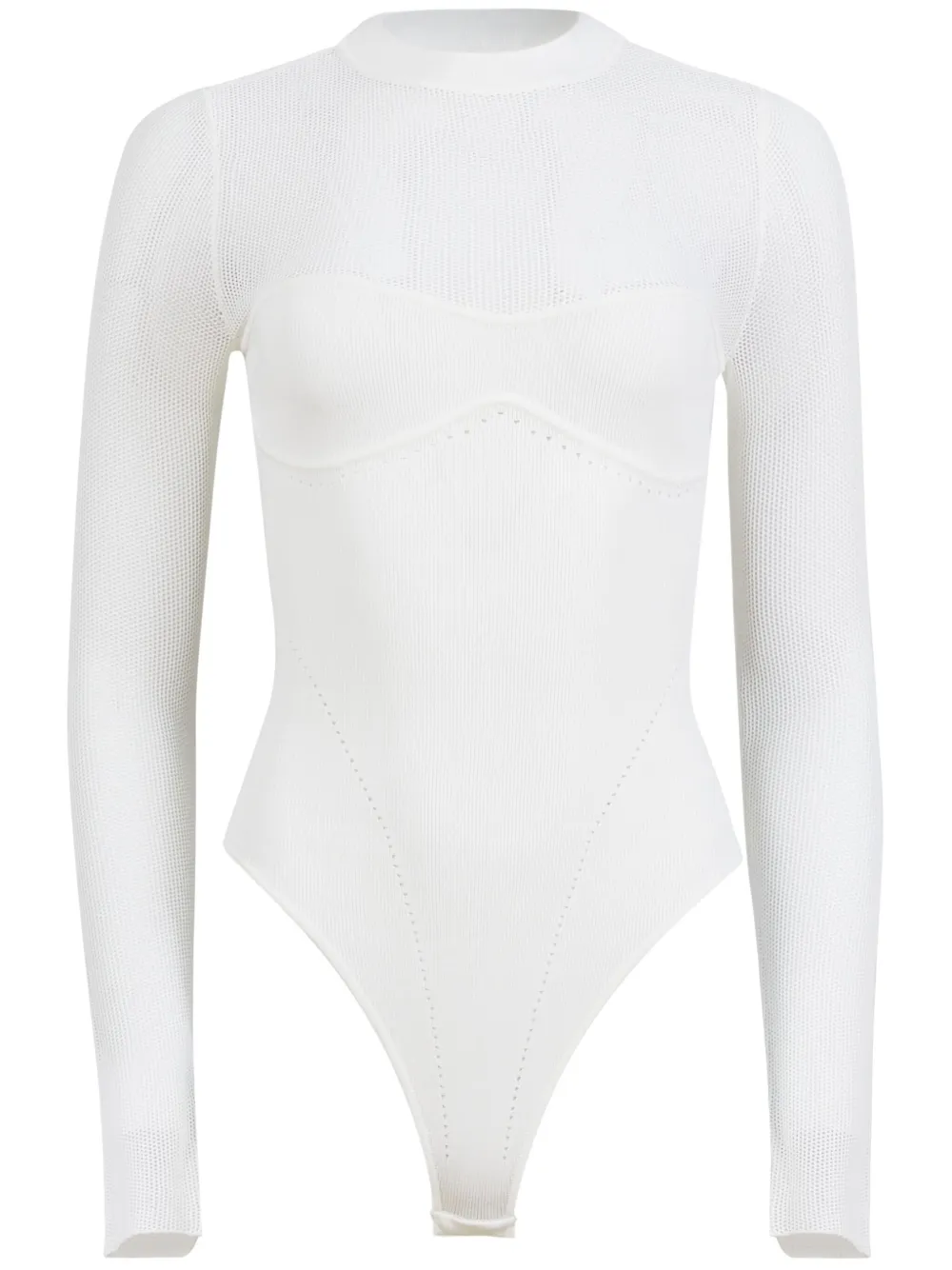 Вязаное боди Fleur Du Mal, белый
Вязаное боди Fleur Du Mal, белый