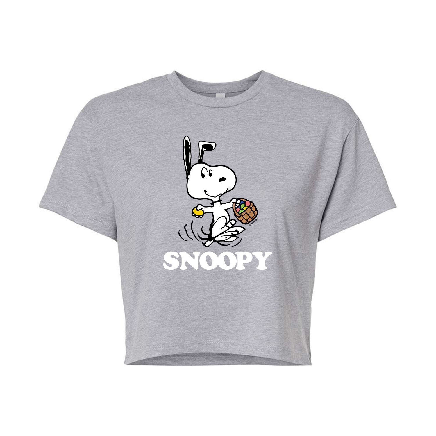 Укороченная футболка с рисунком Peanuts Snoopy для детей Juniors Licensed Character
Укороченная футболка с рисунком Peanuts Snoopy для детей Juniors Licensed Character