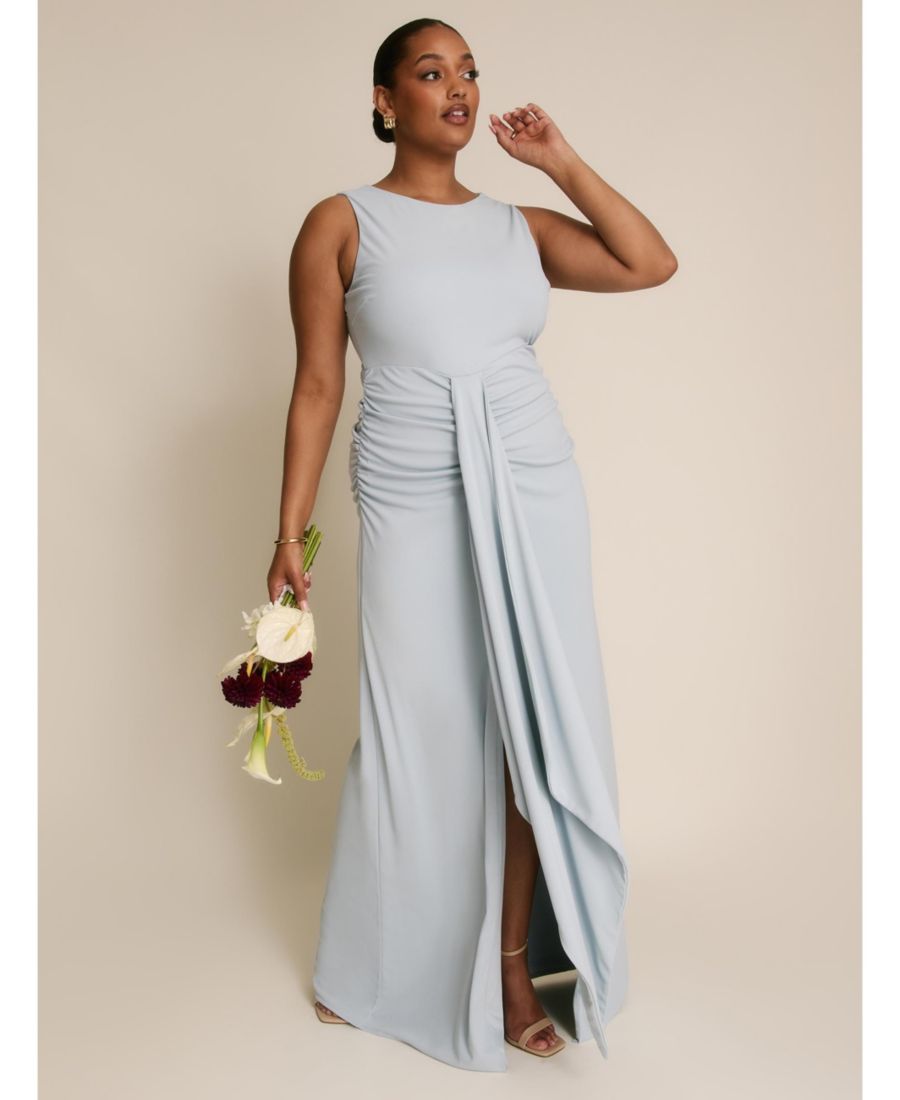 Женское драпированное платье без рукавов из эластичной ткани Six Stories, Pale blue
Женское драпированное платье без рукавов из эластичной ткани Six Stories, Pale blue