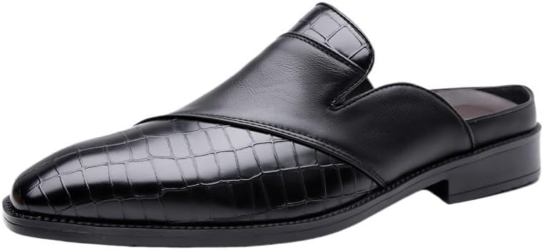 Мужские кожаные туфли Zestrelax Oxford Derby с заостренным носком, формальные деловые открытые тапочки, удобные, дышащие, стильные, офисные сандалии, черный
Мужские кожаные туфли Zestrelax Oxford Derby с заостренным носком, формальные деловые открытые тапочки, удобные, дышащие, стильные, офисные сандалии, черный