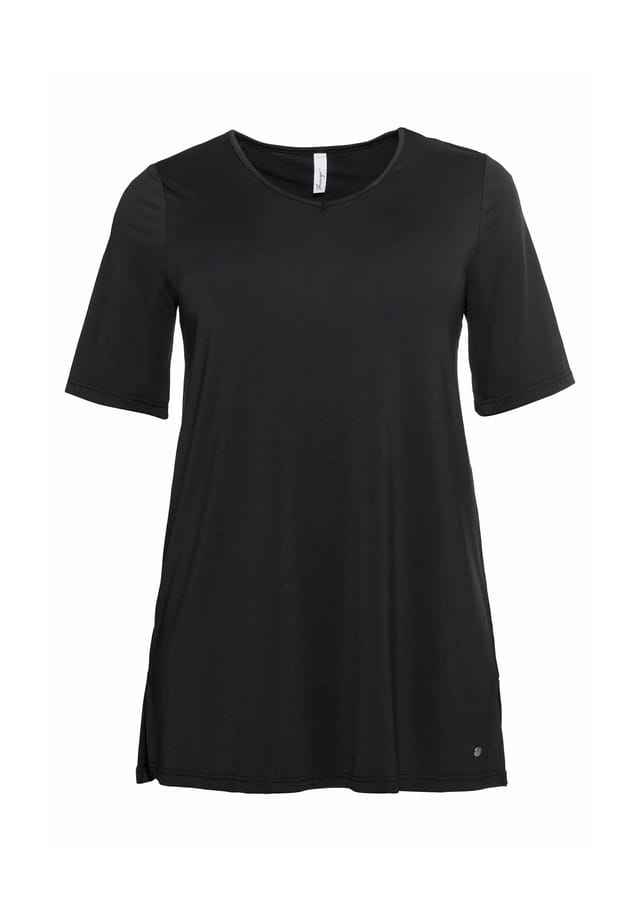 Функциональная рубашка из функционального материала с вырезом на спине. Sheego, черный
Функциональная рубашка из функционального материала с вырезом на спине. Sheego, черный