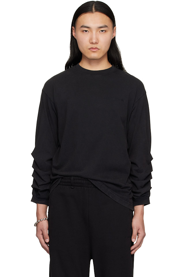 Мятая футболка We11Done, черный
Мятая футболка We11Done, черный