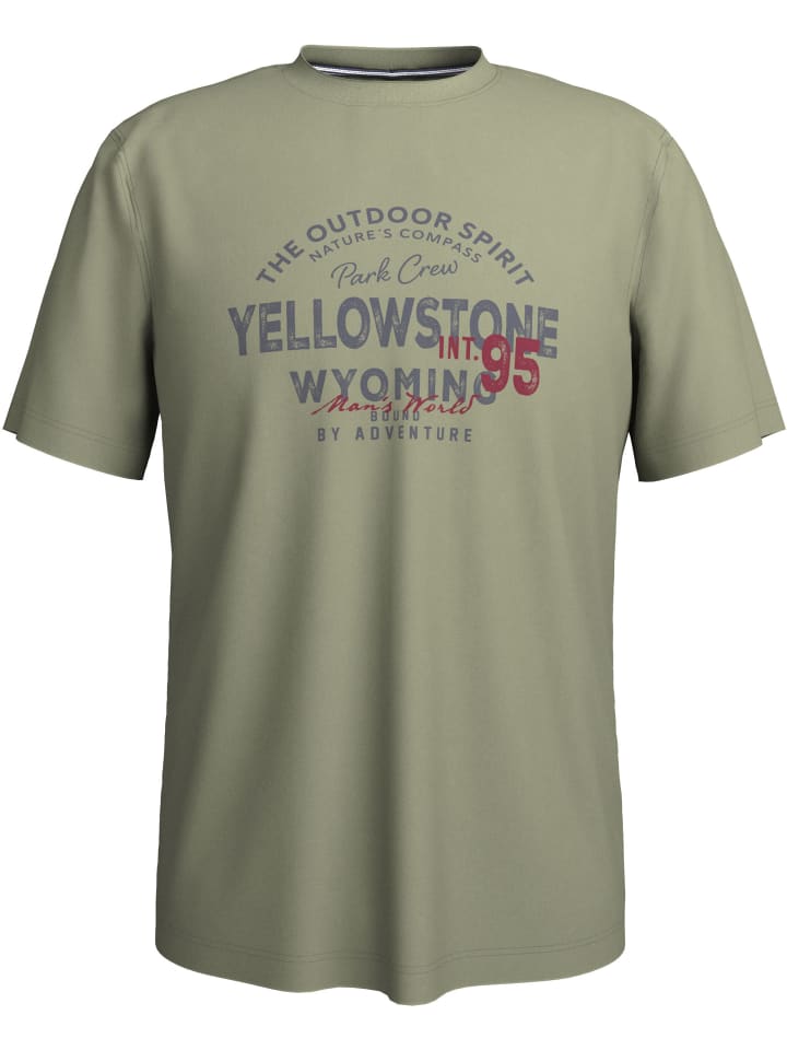 Рубашка с круглым вырезом цвета хаки Man's World
Рубашка с круглым вырезом цвета хаки Man's World