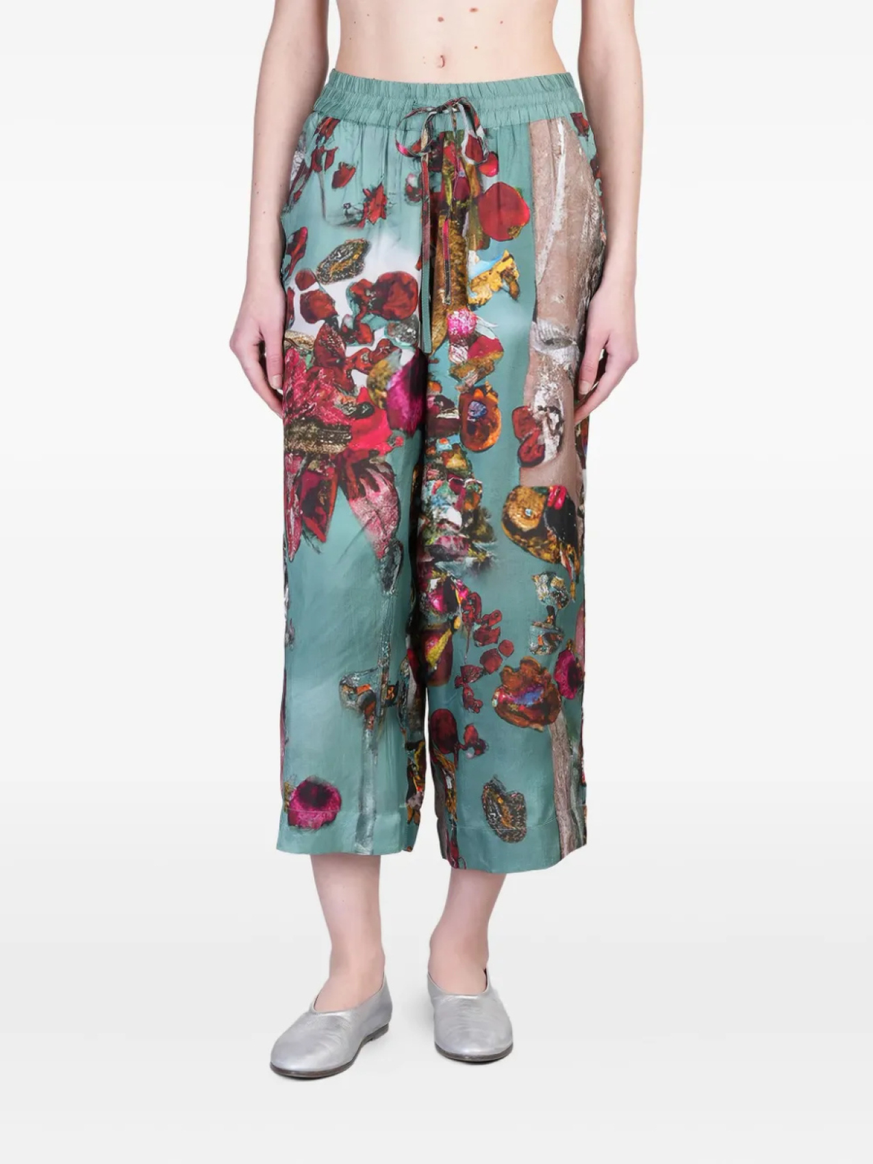 Брюки с графическим принтом YAVI, зеленый
Брюки с графическим принтом YAVI, зеленый