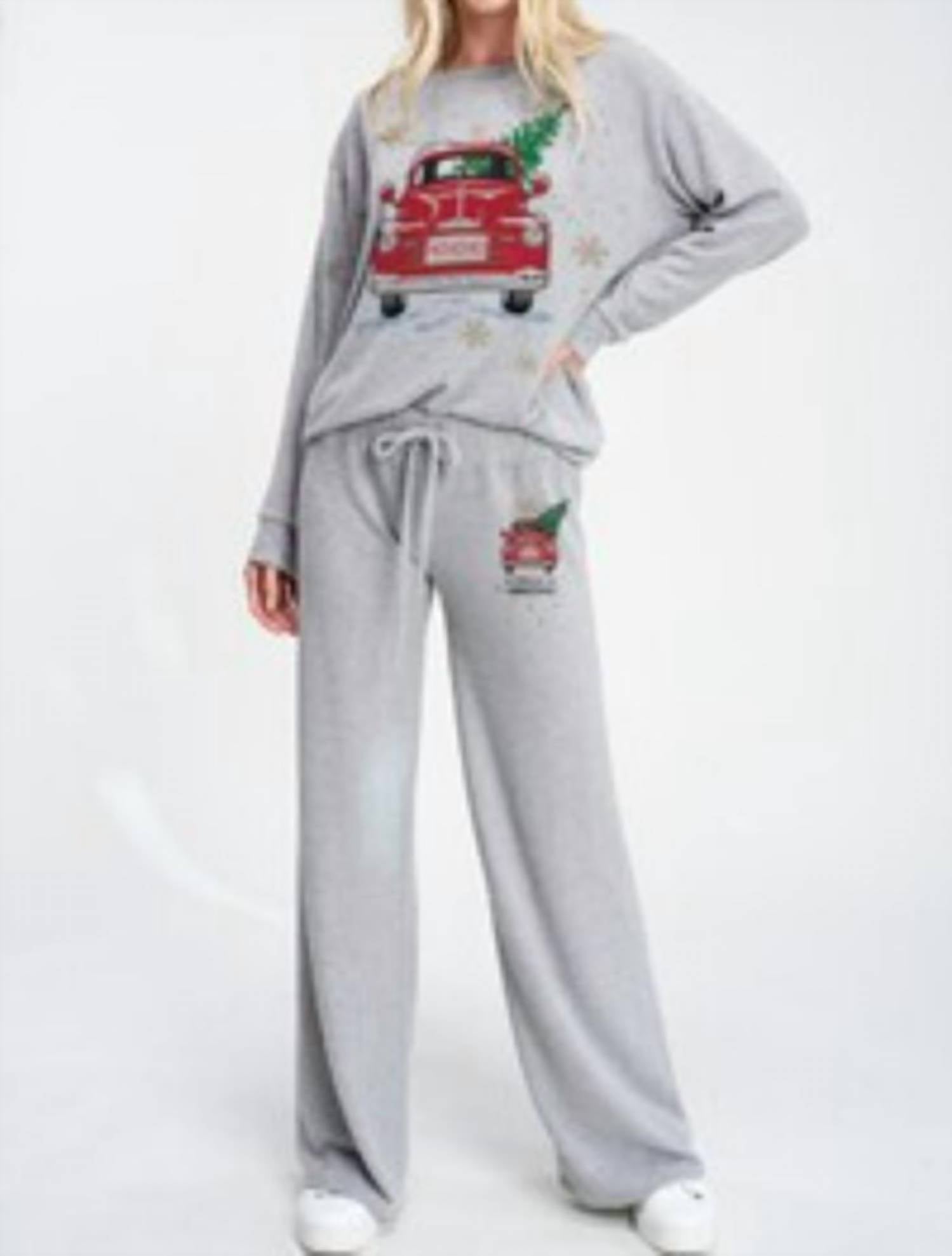 Ho Ho Ho Праздничный комплект в сером, красном и зеленом цветах Phil Love 
Ho Ho Ho Праздничный комплект в сером, красном и зеленом цветах Phil Love