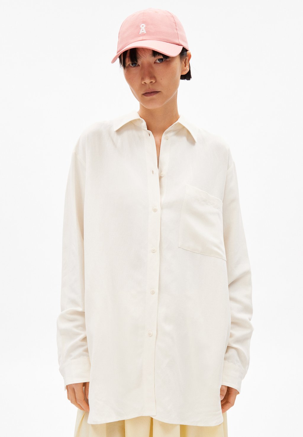 Блузка на пуговицах MAALGAA ARMEDANGELS, кремовый
Блузка на пуговицах MAALGAA ARMEDANGELS, кремовый