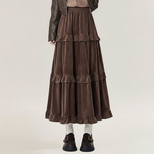 Женская многослойная юбка макси с рюшами, мягкими струящимися вставками и эластичным поясом Anna-Kaci
Женская многослойная юбка макси с рюшами, мягкими струящимися вставками и эластичным поясом Anna-Kaci