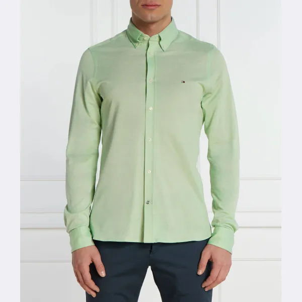 Рубашка узкого кроя Tommy Hilfiger, зеленый
Рубашка узкого кроя Tommy Hilfiger, зеленый