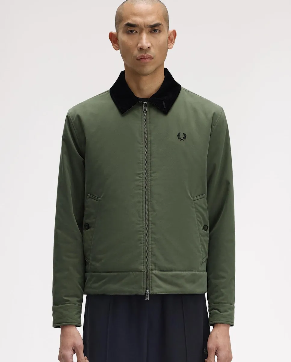 Мужская хлопковая куртка с застежкой-молнией Fred Perry, зеленый
Мужская хлопковая куртка с застежкой-молнией Fred Perry, зеленый