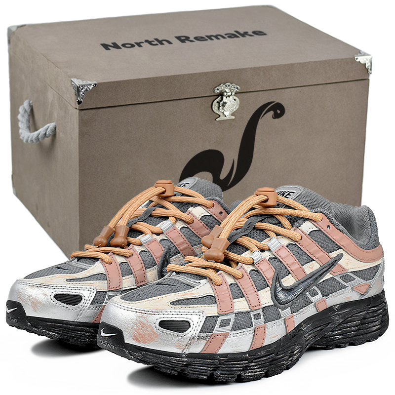 Nike P 6000 устойчивые к истиранию противоскользящие кроссовки низкие унисекс розово-серые - розово-коричнево-серые тона Wander-подарочная коробка 2
Nike P 6000 устойчивые к истиранию противоскользящие кроссовки низкие унисекс розово-серые - розово-коричнево-серые тона Wander-подарочная коробка 2