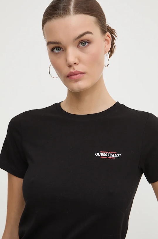 Футболка Guess Jeans, черный 
Футболка Guess Jeans, черный