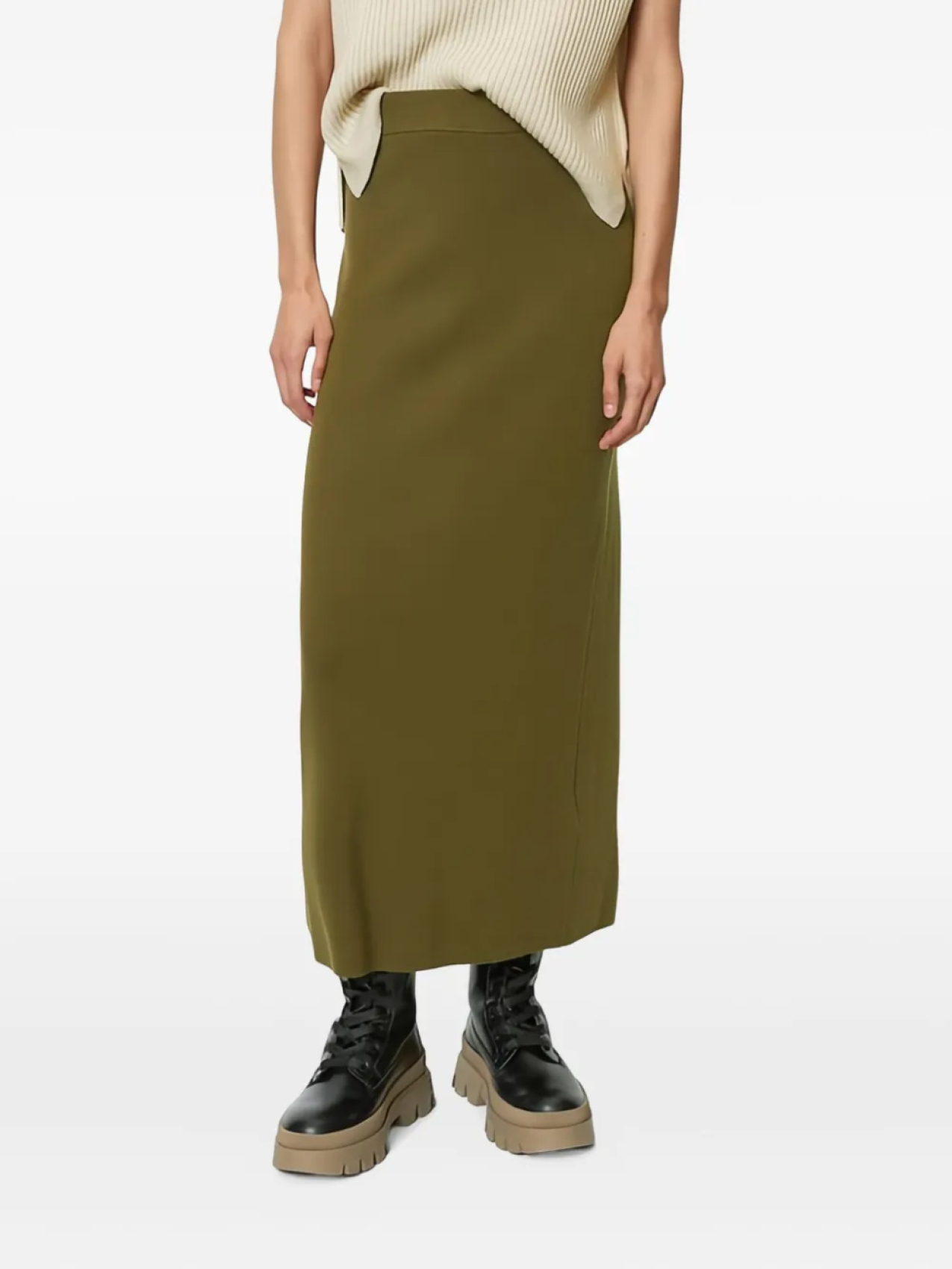 Юбка макси с разрезом Marc O'Polo, зеленый
Юбка макси с разрезом Marc O'Polo, зеленый