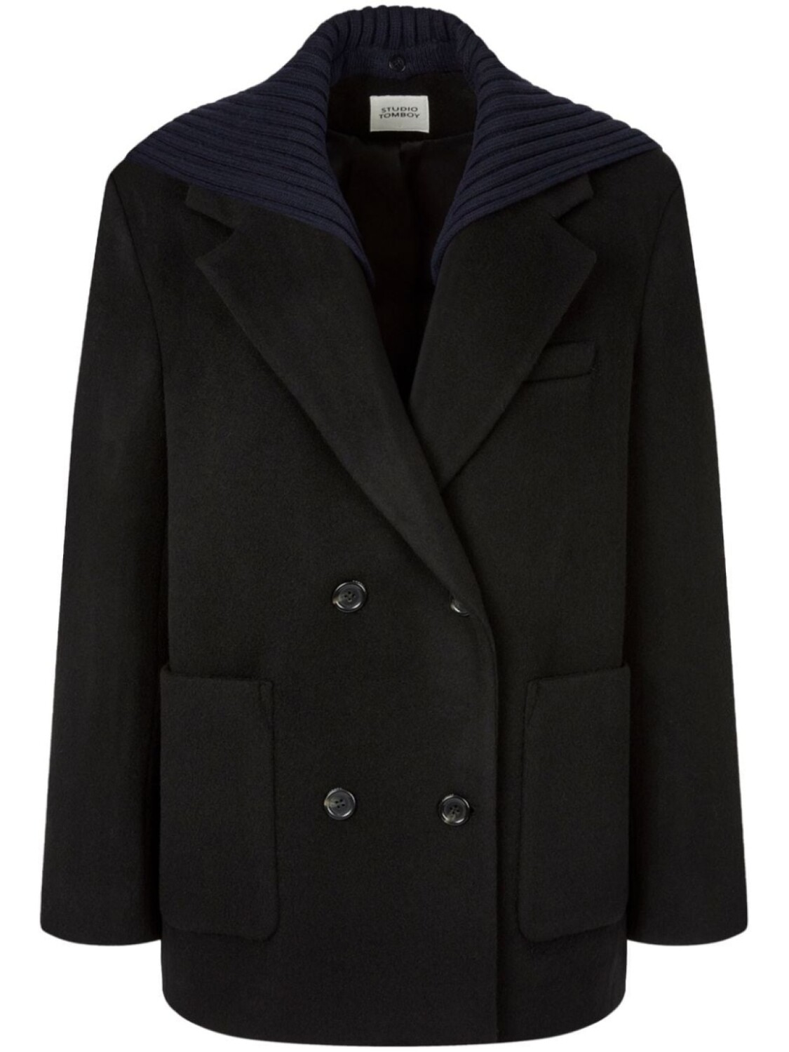 Куртка со съемными трикотажными нашивками STUDIO TOMBOY, черный
Куртка со съемными трикотажными нашивками STUDIO TOMBOY, черный