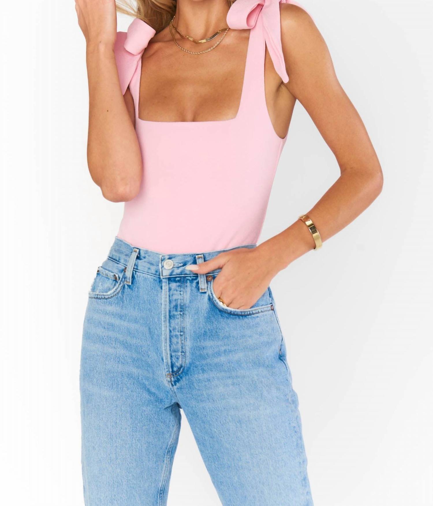 Боди Gidget розовое эластичное Show Me Your Mumu
Боди Gidget розовое эластичное Show Me Your Mumu