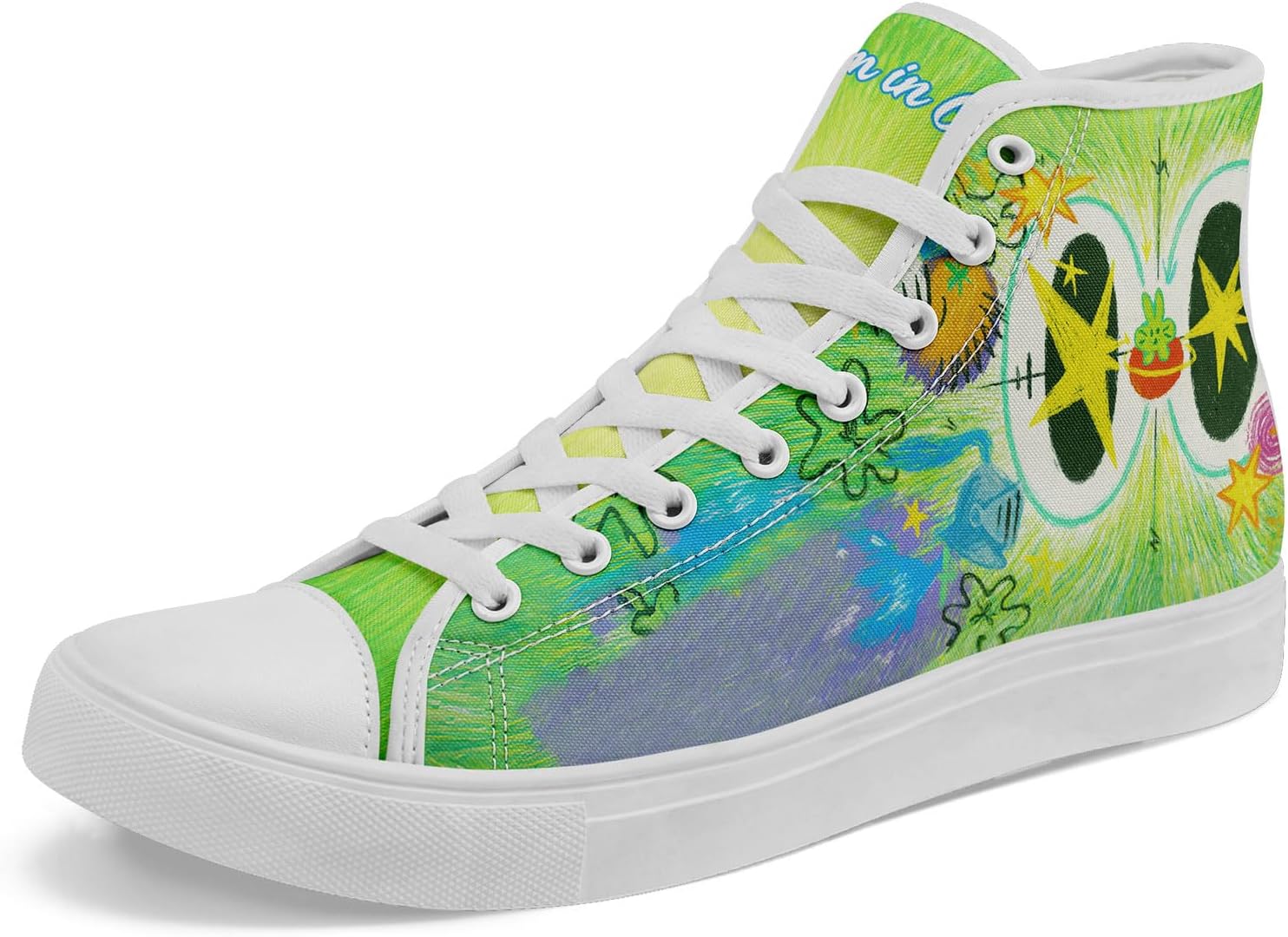 Стильные высокие кеды из холщовой ткани AWSOLE для мужчин и женщин, модные художественные дизайны, различные яркие стили, плоские кроссовки для ходьбы, белый/светло-зеленый/желтый/серый/синий
Стильные высокие кеды из холщовой ткани AWSOLE для мужчин и женщин, модные художественные дизайны, различные яркие стили, плоские кроссовки для ходьбы, белый/светло-зеленый/желтый/серый/синий