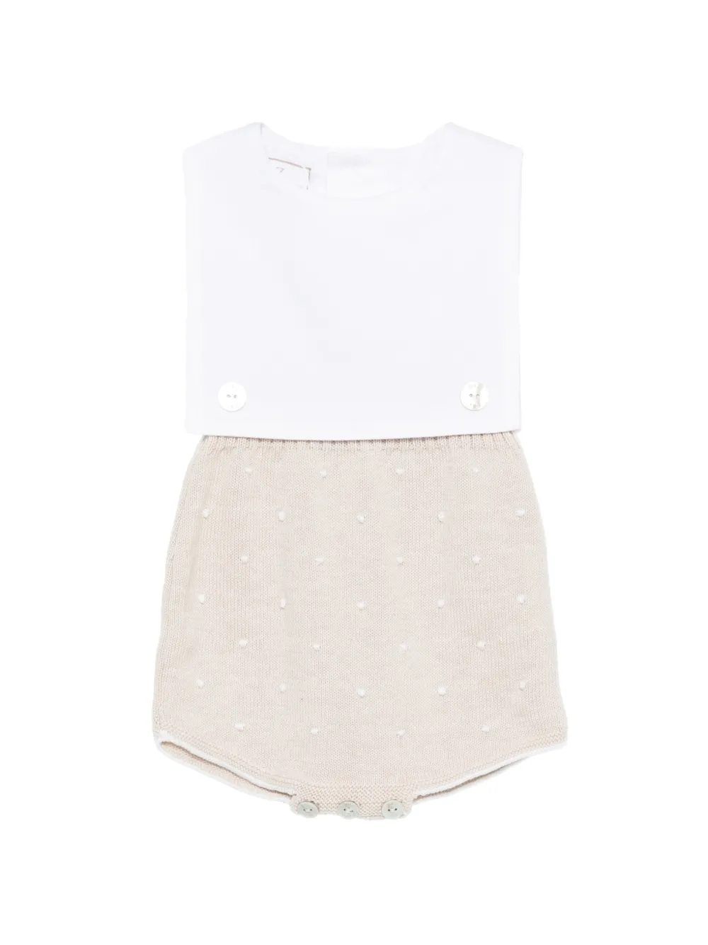 Комбинезон в горошек на пуговицах Paz Rodriguez, белый
Комбинезон в горошек на пуговицах Paz Rodriguez, белый