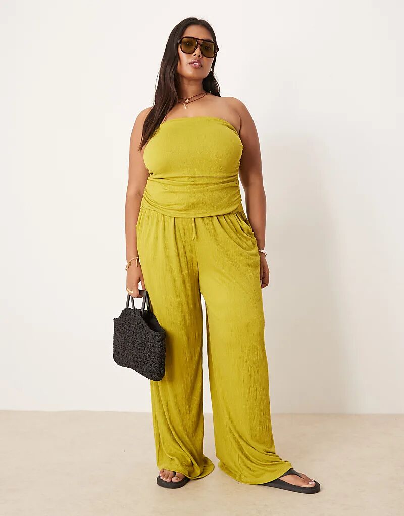 Широкие брюки ASOS DESIGN Curve с завязкой на талии и жатым эффектом Asos Curve
Широкие брюки ASOS DESIGN Curve с завязкой на талии и жатым эффектом Asos Curve