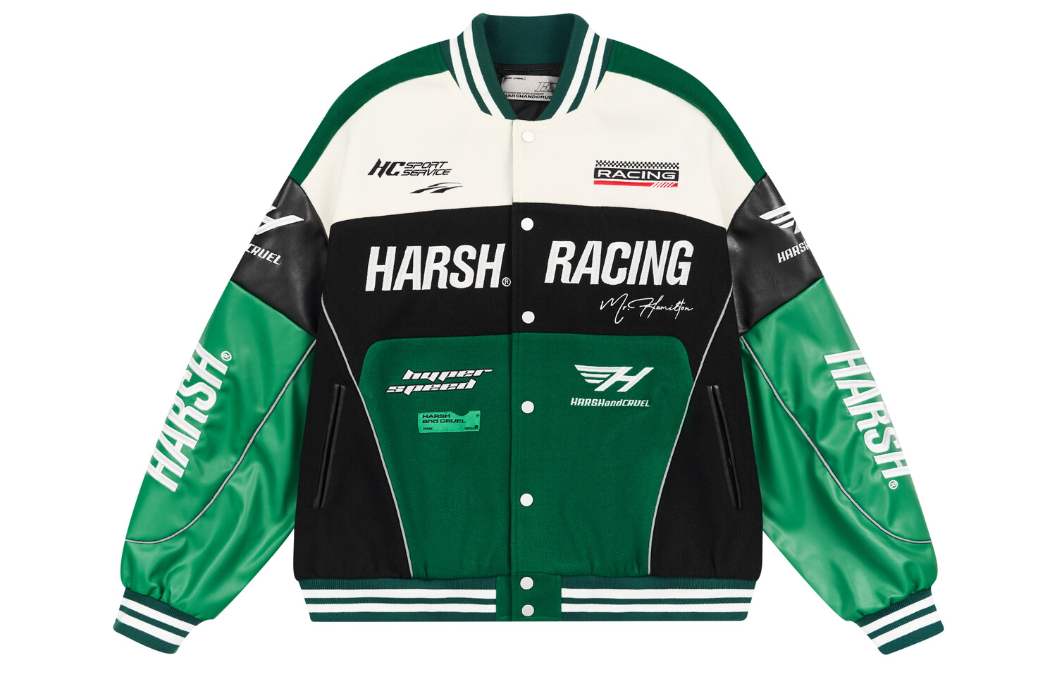 HARSH AND CRUEL бейсбольная куртка унисекс, Зеленый
HARSH AND CRUEL бейсбольная куртка унисекс, Зеленый