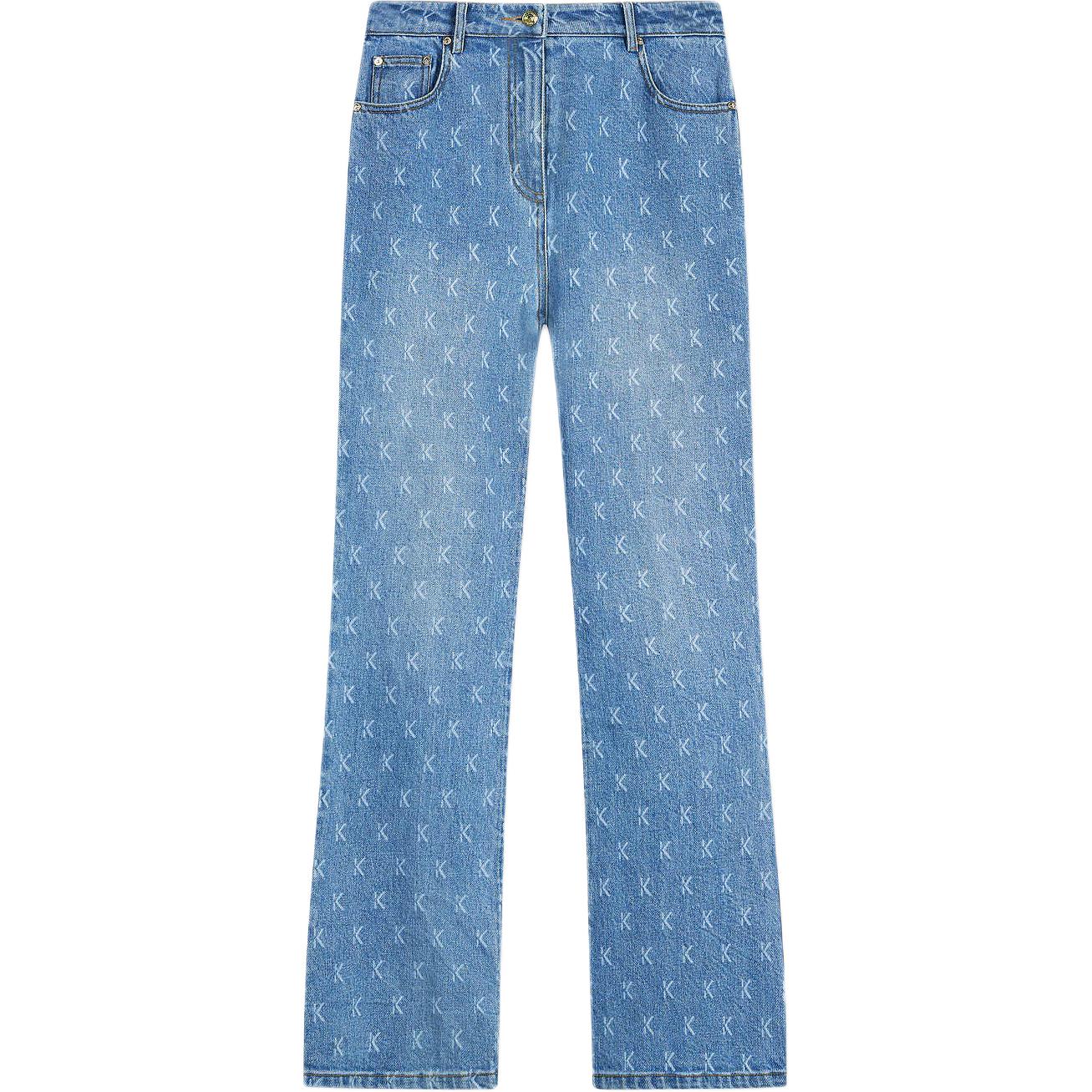 Джинсы прямого кроя с принтом логотипа KARL LAGERFELD / Karl Lagerfeld Jeans, синие
Джинсы прямого кроя с принтом логотипа KARL LAGERFELD / Karl Lagerfeld Jeans, синие